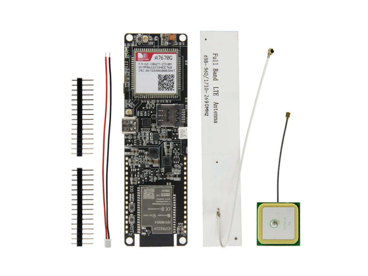 Esp32 TTGO T-A7670G LTE/GSM con GPS externo
