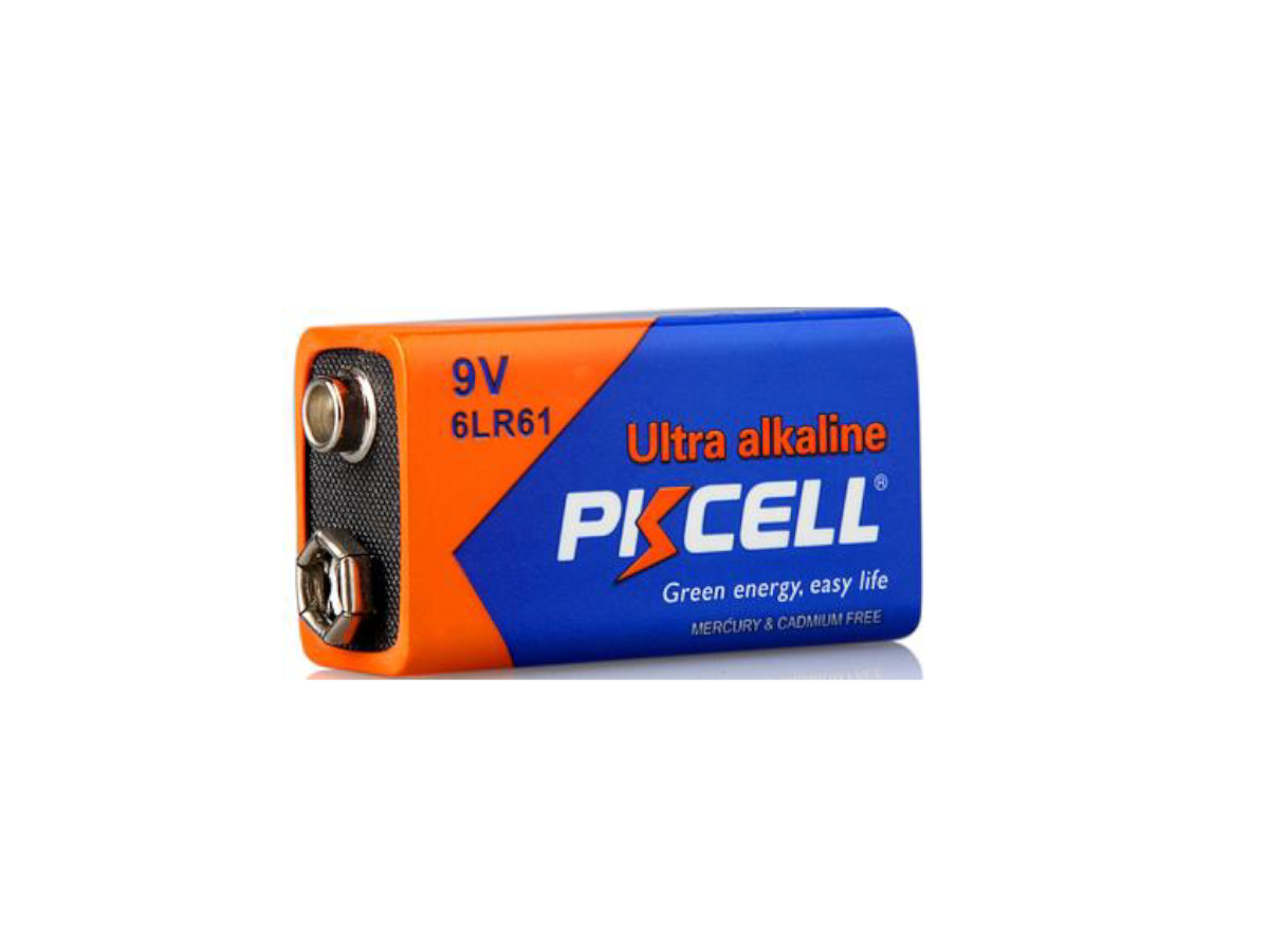Batería Alcalina PKCELL de 9V