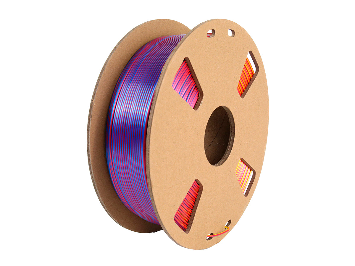 Filamento PLA Seda Bicolor Azul y Rojo Artillery 1.75mm 1kg