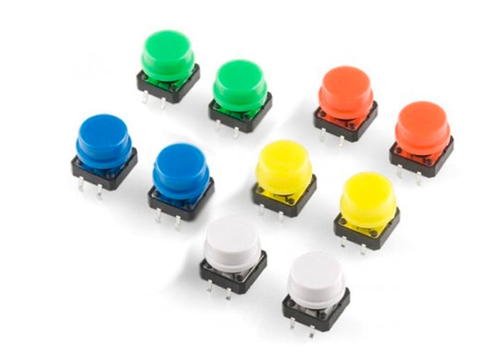 Botón Táctil Tapa 12x12x7.3 - Interruptor