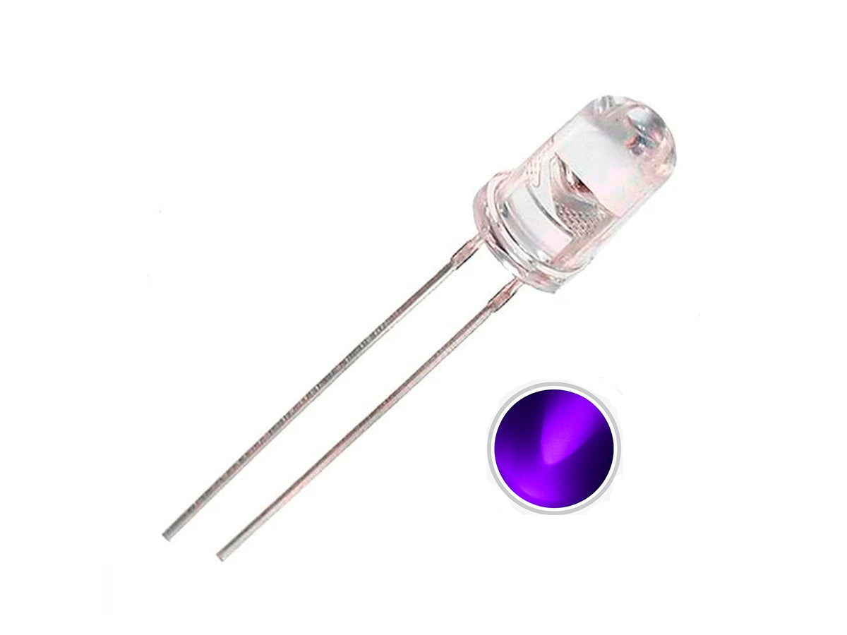 Diodo Led 5mm Ultravioleta UV