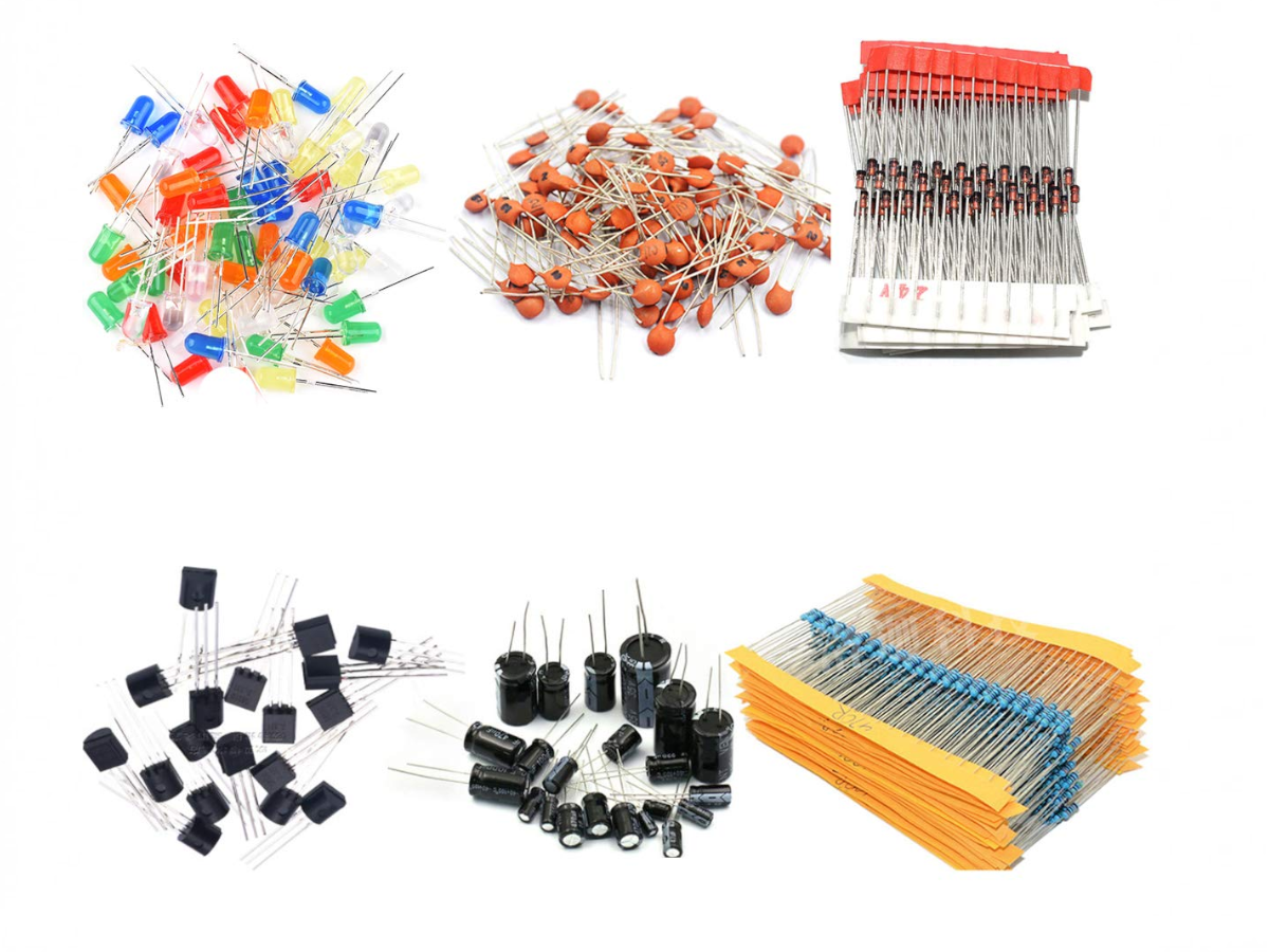 Kit de Componentes Básicos de Electrónica
