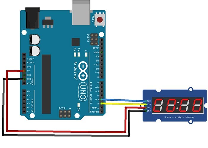 Modulo Display 7 Segmentos 4 Dígitos TM1637