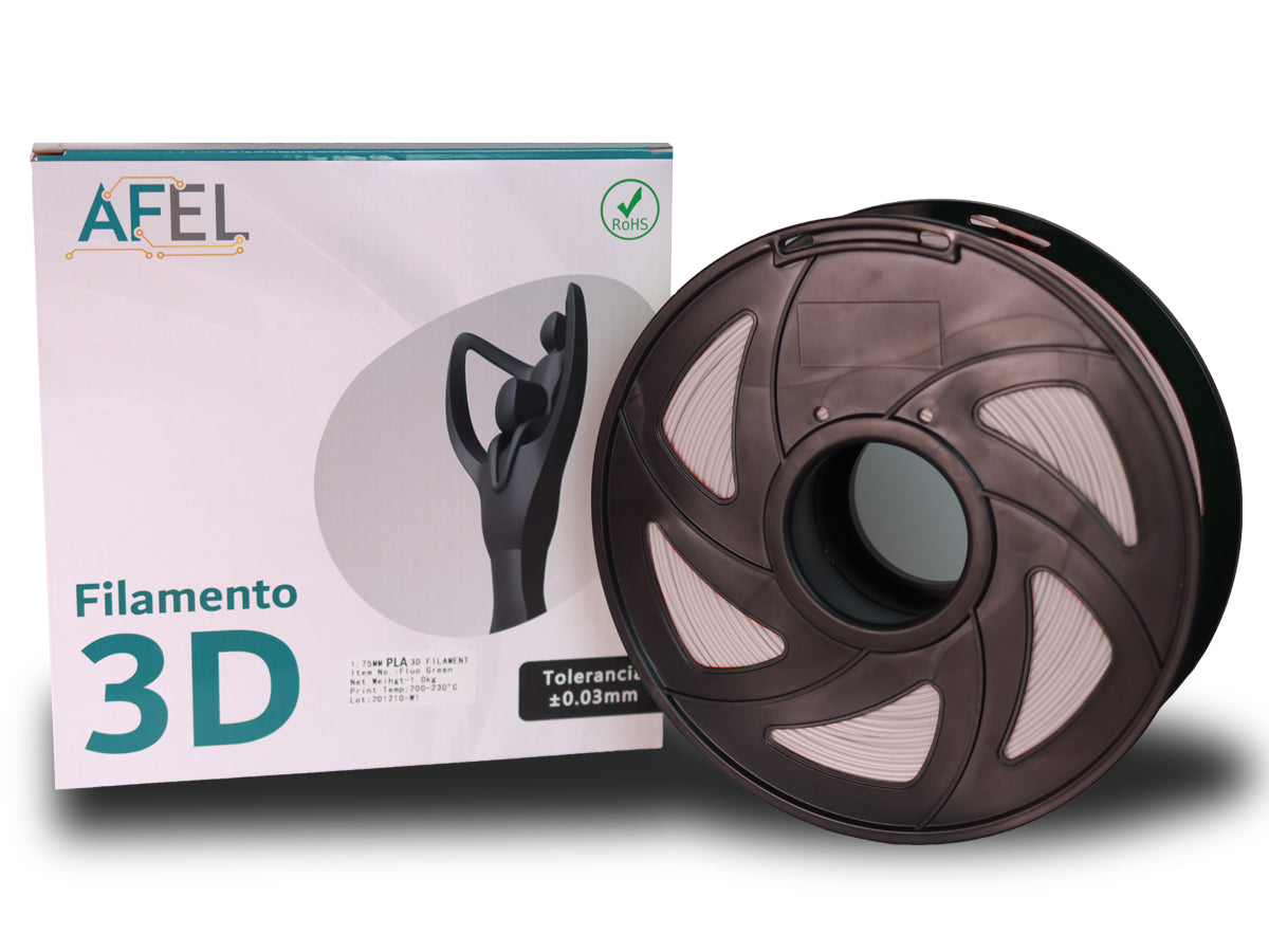 Filamento PLA Transparente AFEL 1.75mm 1kg