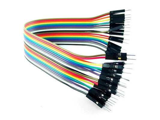 Pack 20 Cables de Conexión Macho Macho