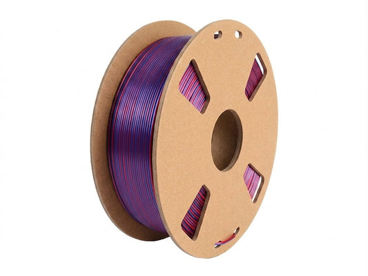 Filamento PLA Seda Bicolor Azul y Rojo Artillery 1.75mm 1kg