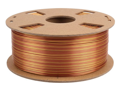 Filamento PLA Seda Bicolor Dorado y Cobre Artillery 1.75mm 1kg