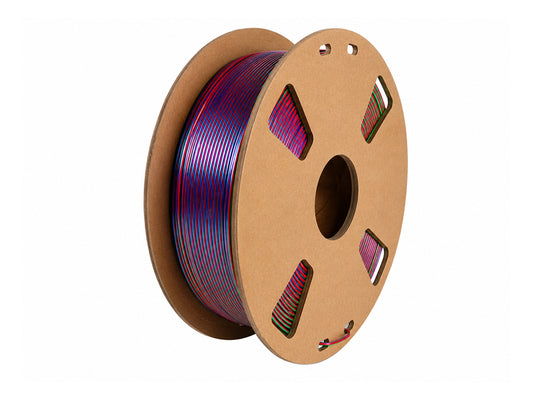 Filamento PLA Seda Tricolor Rojo Verde y Azul Artillery 1.75mm 1kg