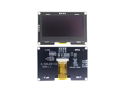 Pantalla OLED Gráfica Monocromática 2.42" 128x64 I2C controlador SSD1309