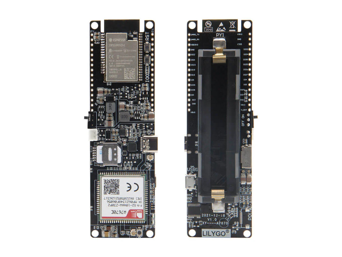 Esp32 TTGO T-A7670G LTE/GSM con GPS externo