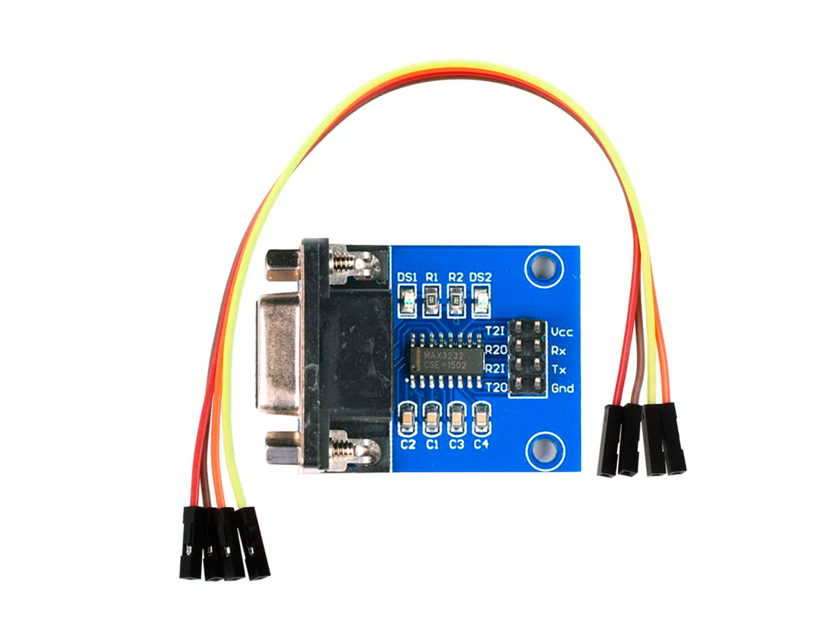 Módulo Conversor Serial RS232 a TTL MAX3232 DB9 Hembra 8 Pines