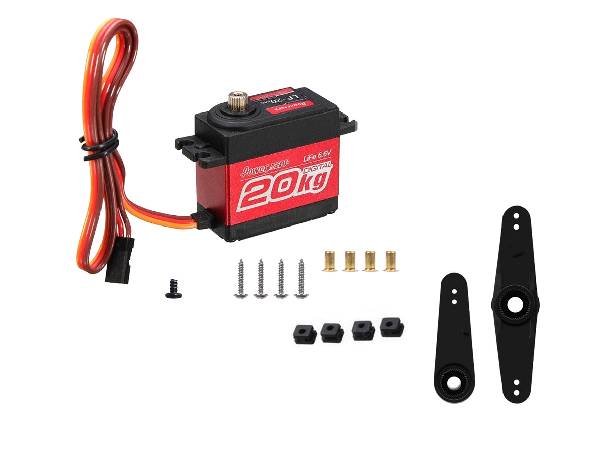 Servomotor Digital Power HD 20Kg LiFe 6.6V Engranajes Metálicos