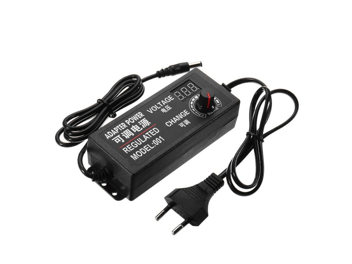 Adaptador de voltaje regulable 9V - 24V