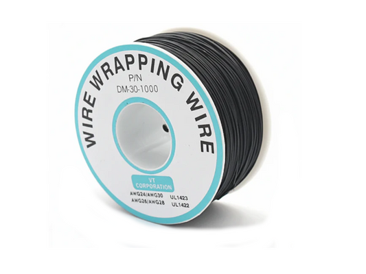 Cable 30 AWG Color Negro 190mts