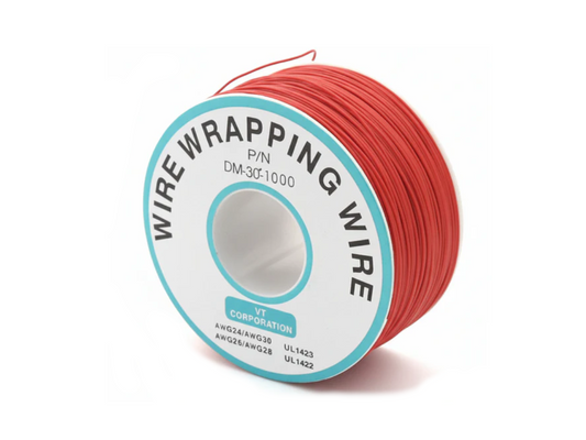Cable 30 AWG Color Rojo 190mts