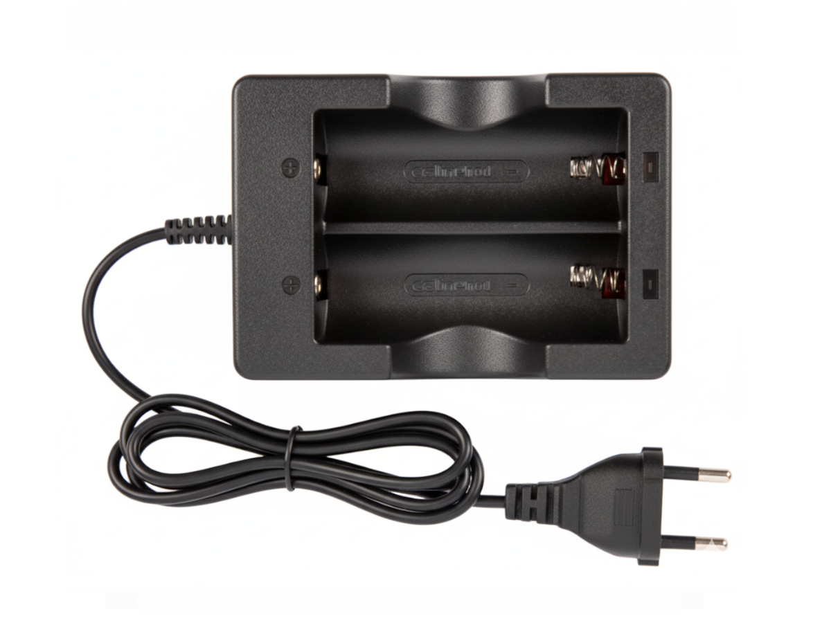 Cargador Dual para Baterías 18650/26650