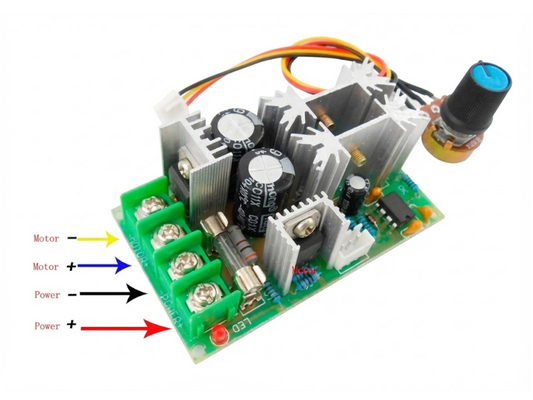 Controlador PWM Velocidad Motor DC 60V/20A