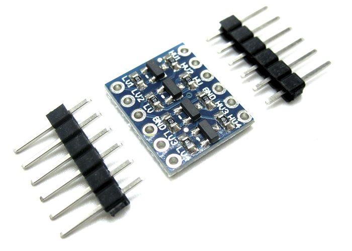 Conversor de nivel lógico I2C 5V a 3.3V