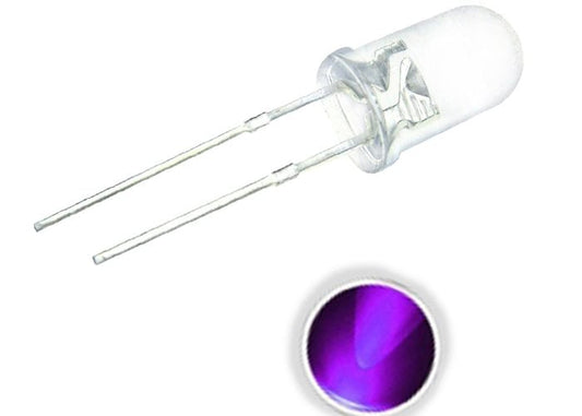 Diodo Led 5mm Ultravioleta UV