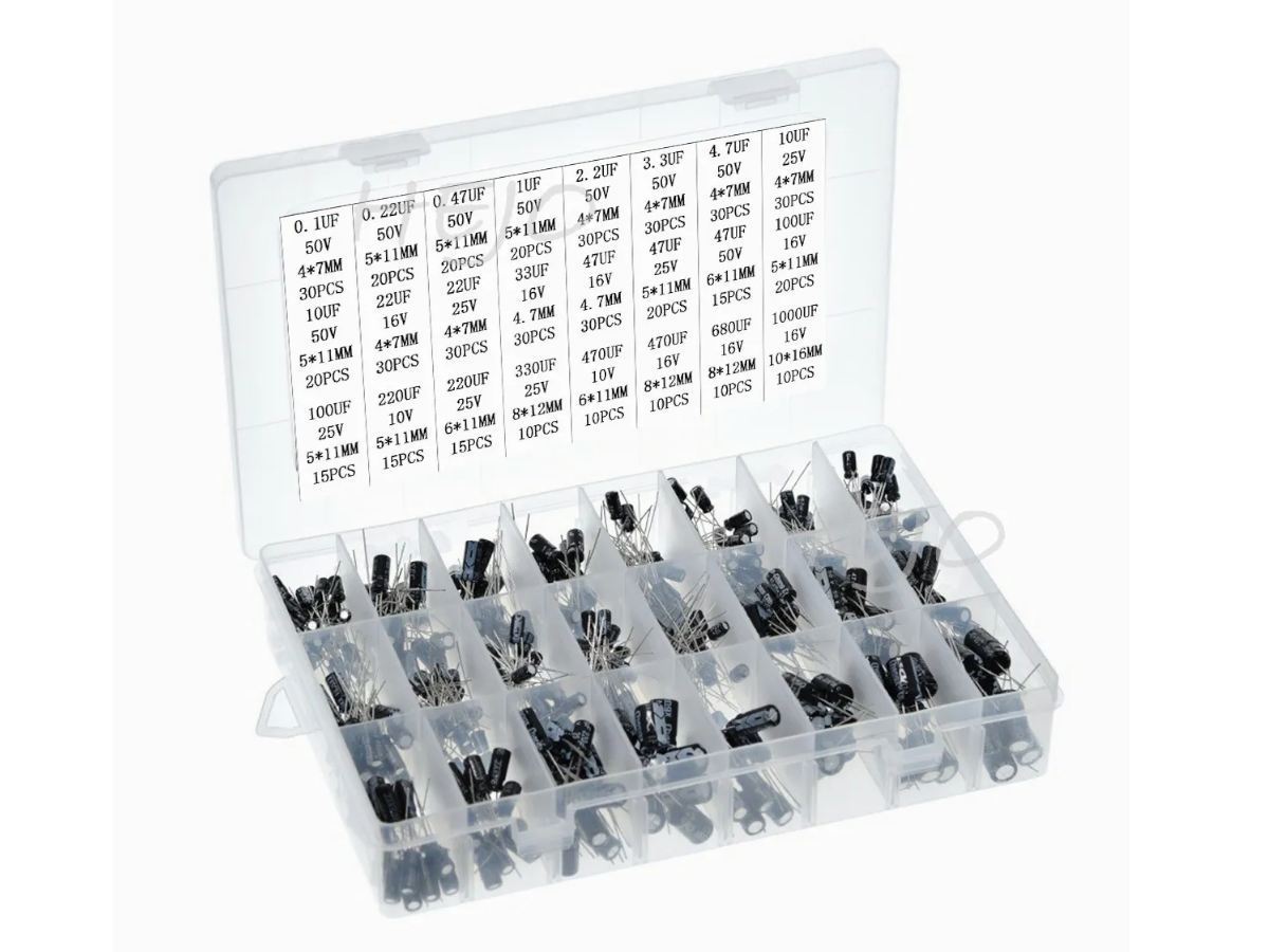 Kit de Capacitores Electrolíticos 500 piezas