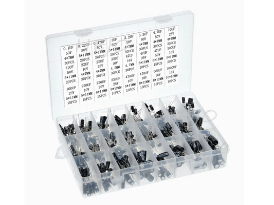Kit de Capacitores Electrolíticos 500 piezas