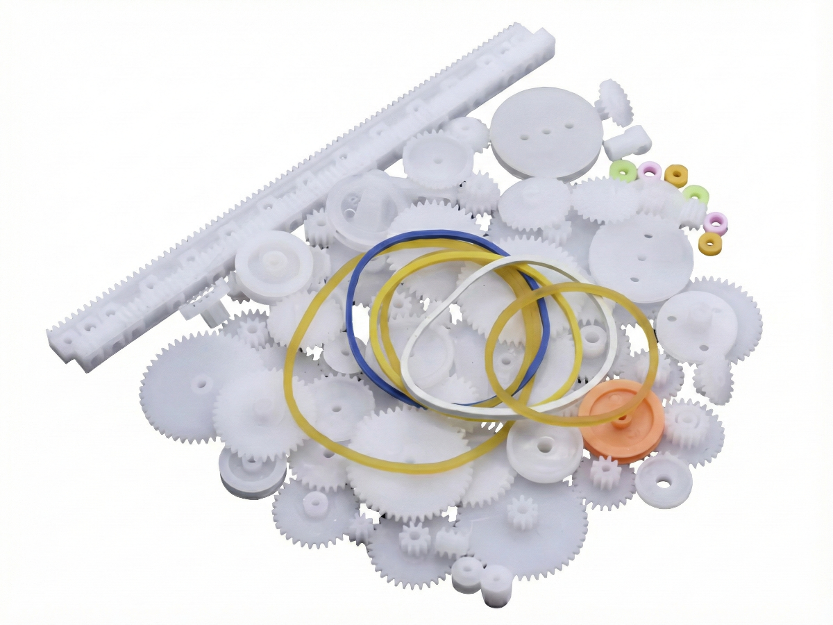 Kit 75 Engranajes Plásticos - Poleas - Piñones