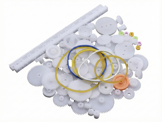 Kit 75 Engranajes Plásticos - Poleas - Piñones