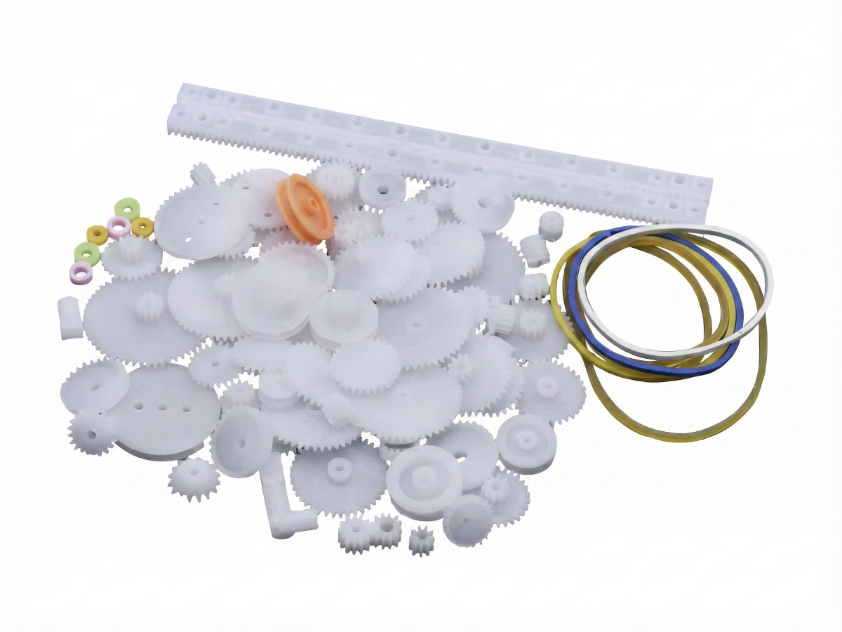 Kit 75 Engranajes Plásticos - Poleas - Piñones