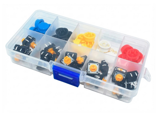 Kit Botón Táctil   Tapa 12x12x7.3 - 25 unidades
