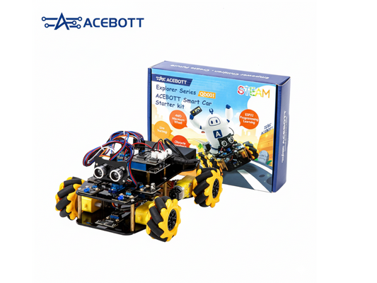 Kit Auto 4WD con Ruedas Mecanum ACEBOTT ESP32