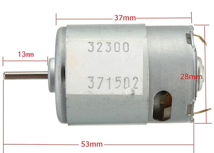 Motor 12v DC 20160rpm