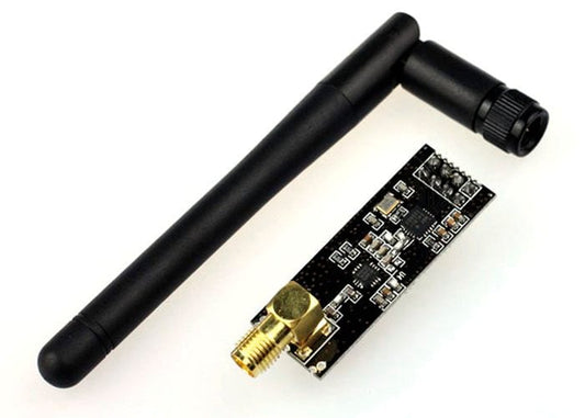 Transceptor RF nRF24L01  2.4 Ghz con Antena SMA, LNA y PA