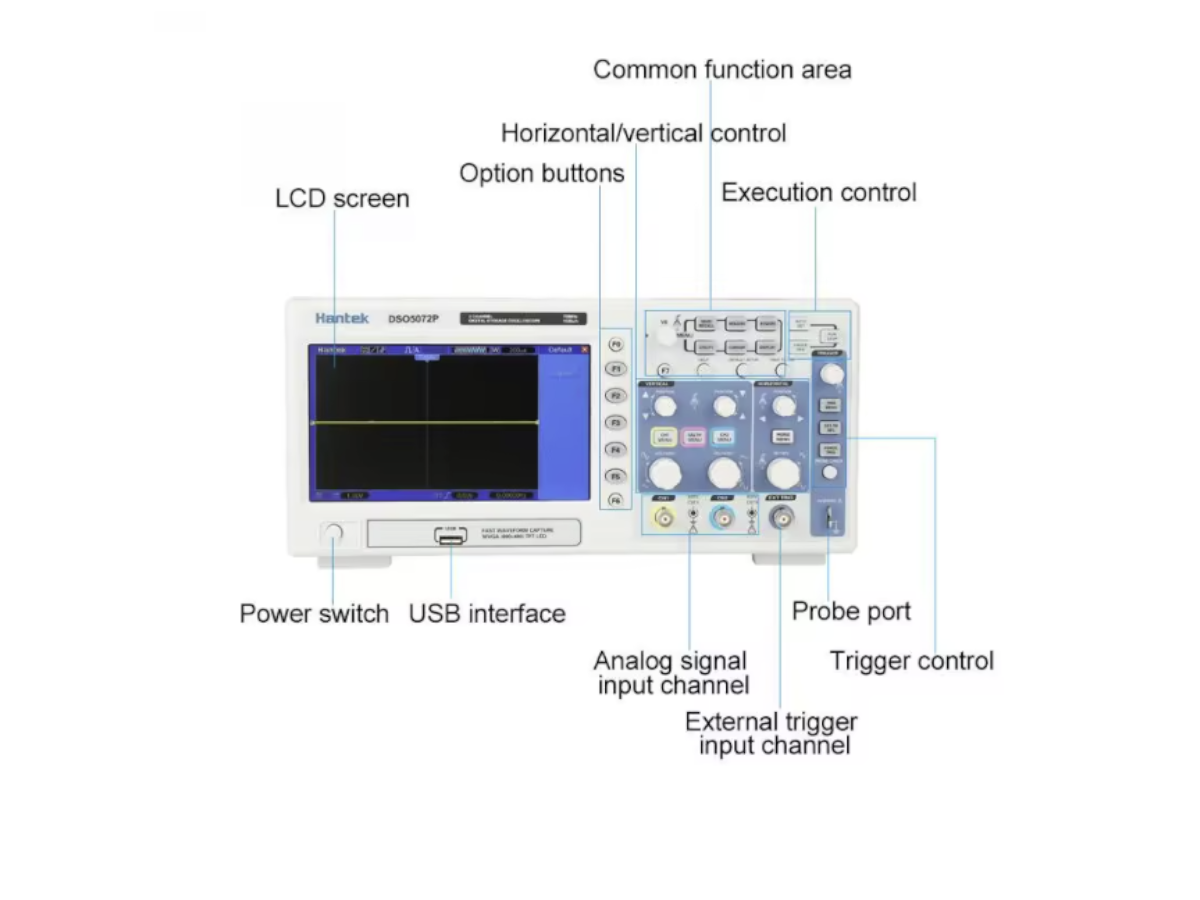 Osciloscopio Digital Hantek DSO5072P