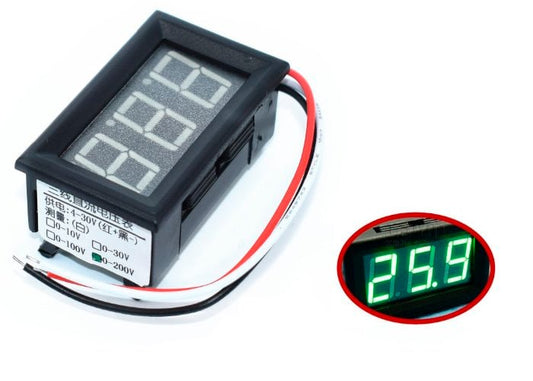 Panel Display Led Voltimetro 0 - 200 Vdc