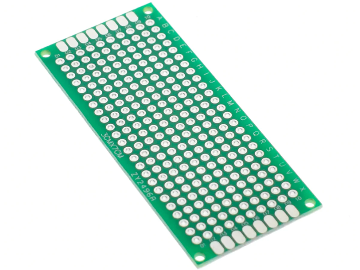 Placa PCB Perforada Doble Capa 3x7cm