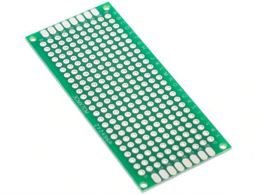 Placa PCB Perforada Doble Capa 3x7cm