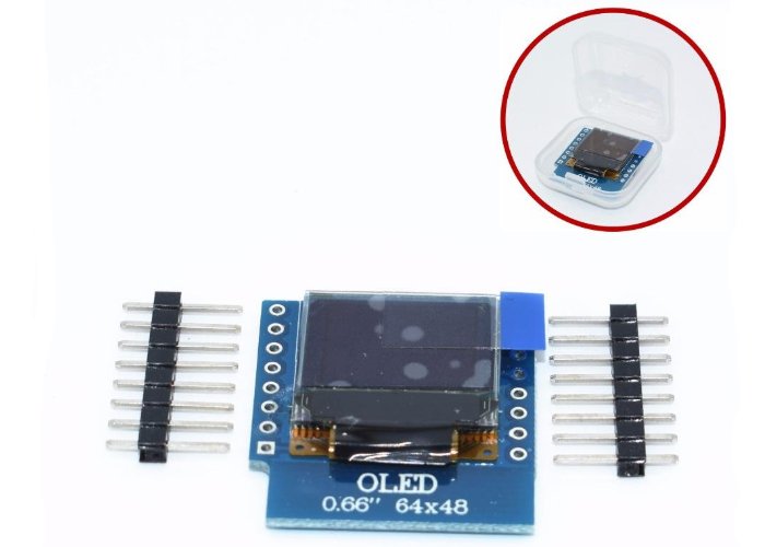 Shield Oled 0.66" mini WeMos