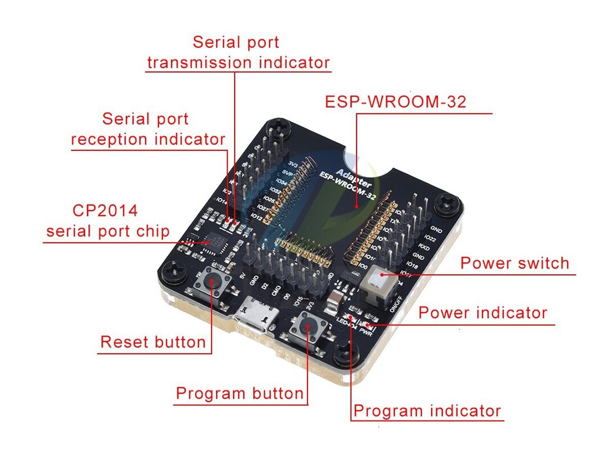 Placa Base para Programar Chip ESP32