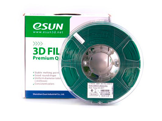 Filamento ABS+ Pine Green eSun 1.75mm 1kg