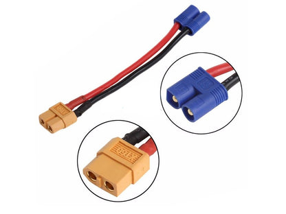 Conector Banana EC2 Macho a XT60 Hembra