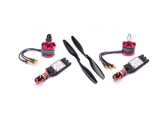 Set 2 Motores Brushless 2212 920KC CW y CCW + ESC + Helices