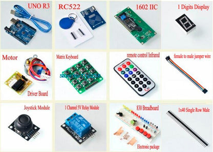 Arduino Uno Kit Starter - Rfid Stepper Motor