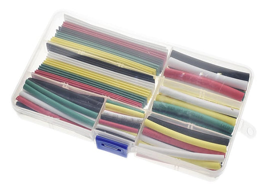 Kit Tubo Termoretractil Colores 142 Piezas