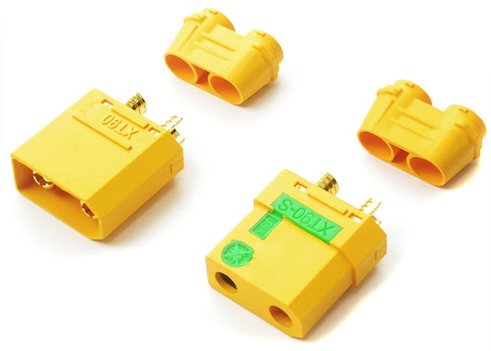 OliRC 3 Piezas sin Cables: Macho XT90 a Hembra TRX Traxxas Conector Adaptador Enchufe(C48-3 OliRC 3 Piezas sin Cables: Macho XT90 a Hembra TRX Traxxas Conector Adaptador Enchufe(C48-3