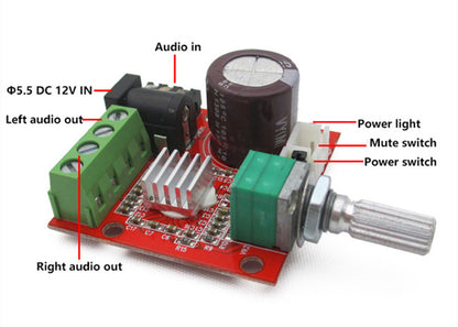 Amplificador PAM8610 10w x 2 con Potenciometro