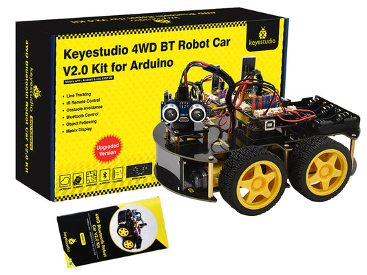 Kit Auto Inteligente 4WD Bluetooth Multifuncional V2