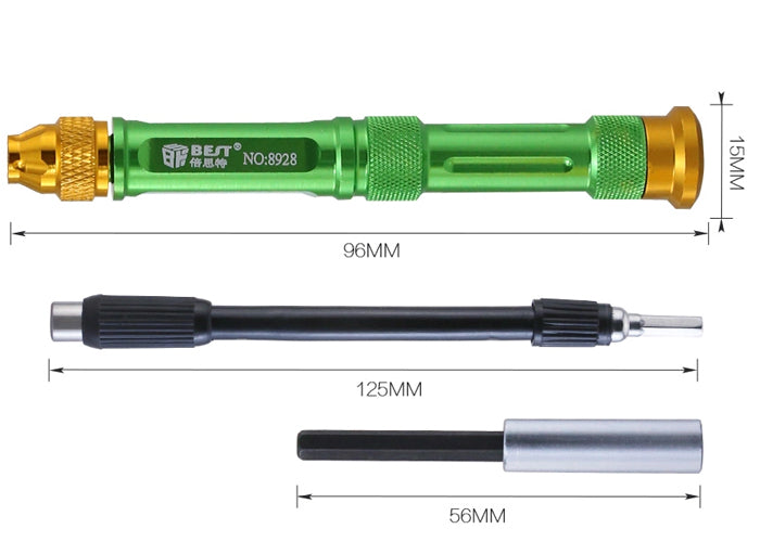 Kit de Destornilladores de Precisión 63 piezas BST-8928