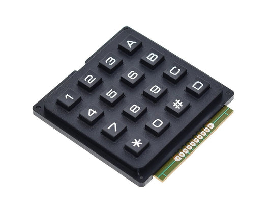 Teclado Matriz Botonera 4x4 con Base