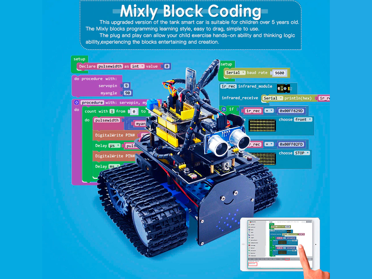 Kit Robot Mini Tank V2 Keyestudio