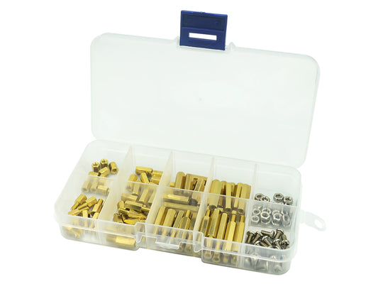 Kit 120pcs Espaciadores Hexagonales de Metal M3